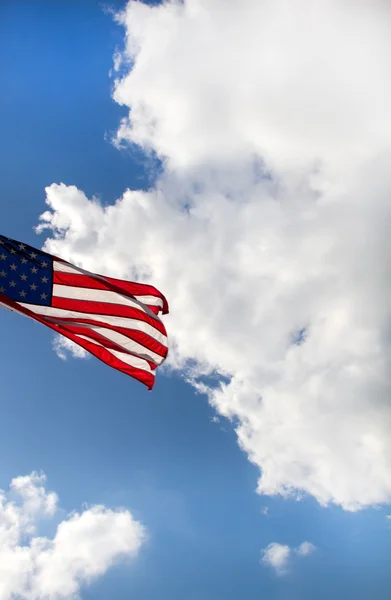 Flattering USA Flag — Stock Photo, Image